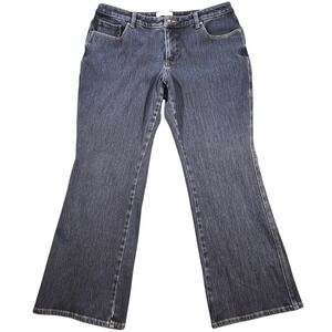 Coldwater Creek Blue Jeans Natural Fit Bootcut Stretch Denim Womens P16